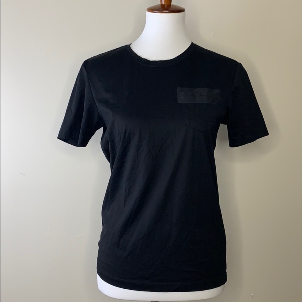 EX.V.LODE Black Front Pocket Classic Tee M